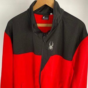 Spyder Men's Fresh Air Softshell Red Black Light